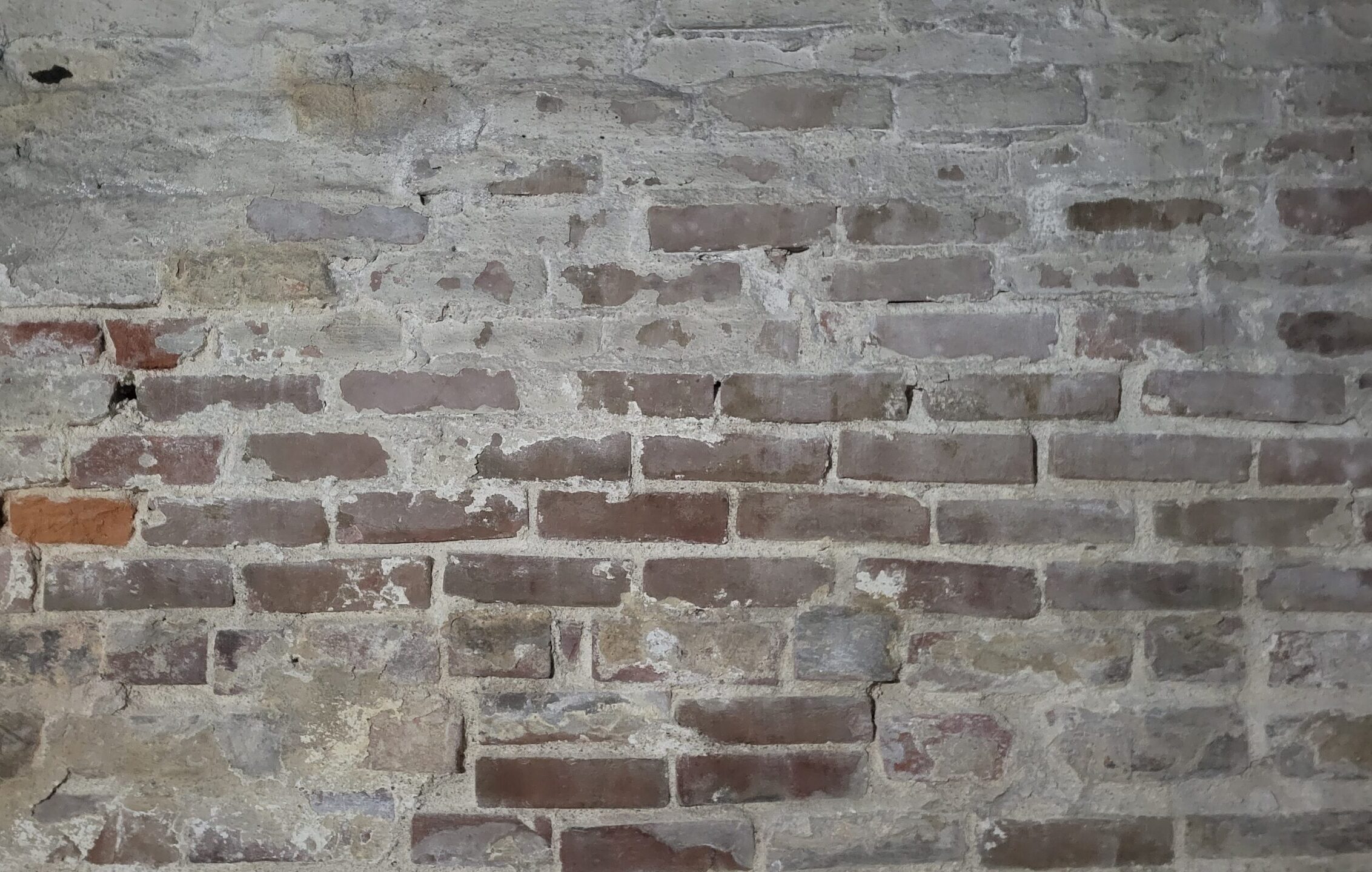 decorative - broken brick wall